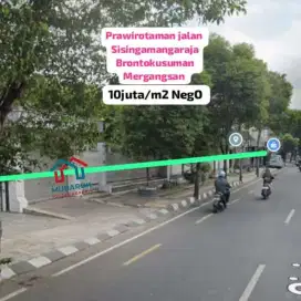 Tanah Strategis di kawasan Hotel Prawirotaman