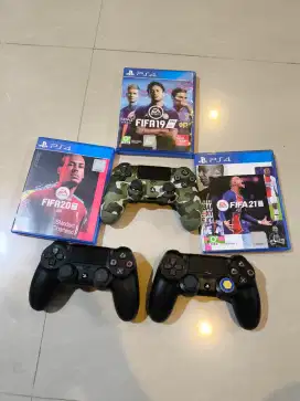 PAKET 3 PCS STICK DAN 3 KASET PS 4 PRELOVED