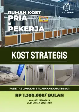 KOST PRIA , PEKERJA & PEGAWAI