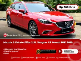 [ LOW KM ] Mazda 6 Estate Elite 2.5L Wagon AT Merah 2018/2019