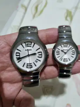 Rado diastar ceramic sepasang original