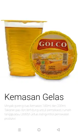 Minyak goreng 200 ml