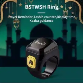 BSTWSH SMART TASBIH RING DIGITAL ZIKIR RING CINCIN TASBIH COUNTER BT