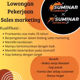 Lowongan sales marketing salon mobil