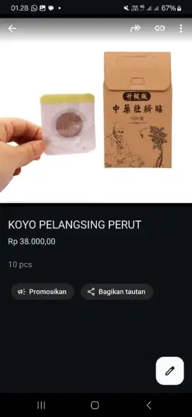 Baru Jual Koyo Pelangsing isi 10 pcs