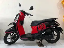 Honda Scoopy Fi 2015 Hitam Merah!!