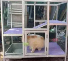 Kandang kucing bermacam ukuran