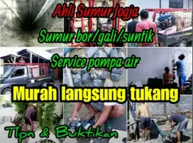 Jasa servis service pompa air,sumur bor suntik gali,kuras sumur bor