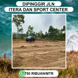 KAVLING ITERA PINGGIR JLN SAMPING PERUM POLDA BELAKANG POM BENSIN