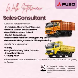 Lowongan Sales Consultant Mitsubishi Fuso