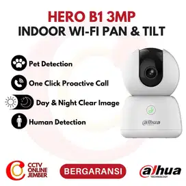 DAHUA HERO B1 3MP DAPAT VIDEOCALL BERPUTAR 360 DETEKSI GERAKAN/SUARA