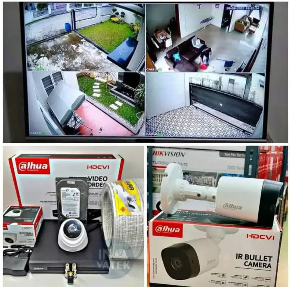 Paket lengkap kamera cctv bergaransi
