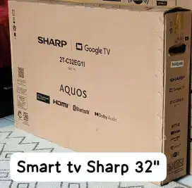 Smart tv Sharp 32 inc masih baru