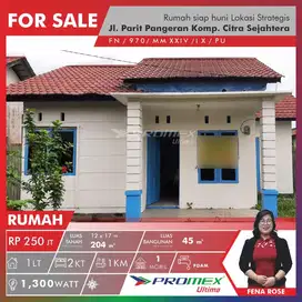 DIJUAL RUMAH SIAP HUNI LOKASI STRATEGIS DI KOTA PONTIANAK