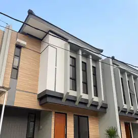 Rumah siap huni tropical modern full bata merah di ciledug