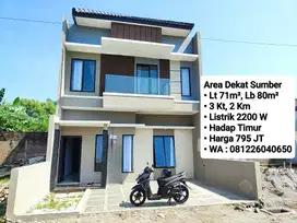 Jual Rumah Baru Pesen Bangun Area Dekat Sumber Solo