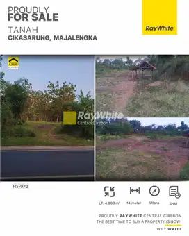 Dijual Tanah Di Cikasarung Majalengka