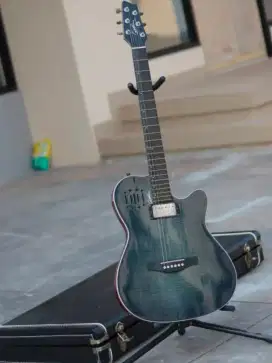 Gitar Akustik Godin A6 Ultra Denim Blue Fame