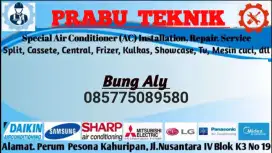 Servis AC, cuci AC, bongkar pasang AC, kulkas, freezer, dll