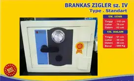 Brankas Tahan Api Zigler Safe size IA (Tinggi 40 cm)