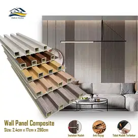 Wpc Wall Panel 145cm Wood Panel Dinding Rumah Dekor Interior