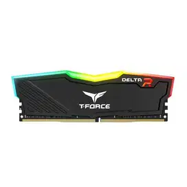 Team Memory Delta Tforce RGB 16GB PC 3200 DDR4 Whitesingle putih hitam