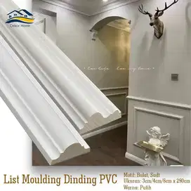 List Wall Moulding PVC Ukiran Dinding 3 Meter Dekorasi Interior Rumah