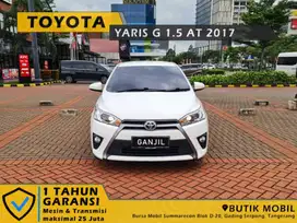 KM Rendah 24.xxx. Yaris G AT 1.5 2017 Putih