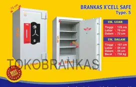 Lemari besi Brankas Brangkas XCELL safe 5 Cash Safety Box baru bek ada