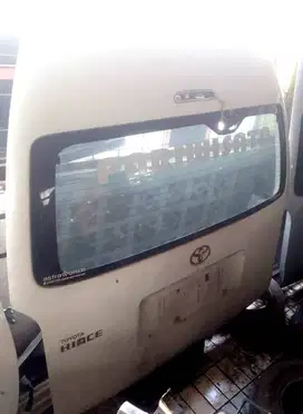 kap bagasi dan pintu tengah kiri Hiace tahun 2017