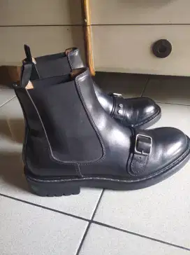 Sepatu boot original Alexandre McQueen