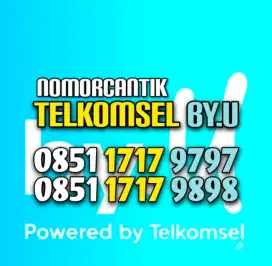 (bisa COD) Nomor Cantik Kartu TELKOMSEL by.U byU RAPI 1717 #9797 9898