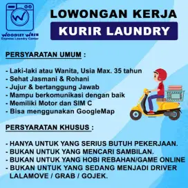 Lowongan Kerja KURIR LAUNDRY