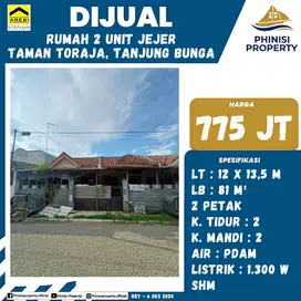 RUMAH  MURAH DI TAMAN TORAJA 2 UNIT