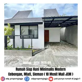 RUMAH MURAH BARU SIAP HUNI MODERN DI JOGJA AREA CEBONGAN MLATI SLEMAN