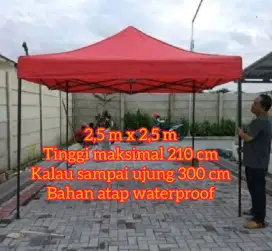 Tenda cafe lipat dan meja lipat baru harga oleng, harga borongan 2item