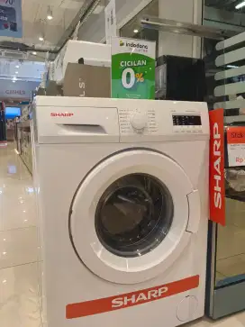 (Clearance sale) SHARP WASH MACH FRONT LOADING 8KG