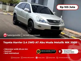 [ SUNROOF ] Toyota Harrier 2.4 2WD AT Abu Muda Metalik 2005/2006