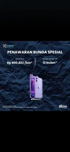 IPHONE CASH DAN KREDIT