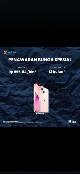 IPHONE CASH DAN KREDIT