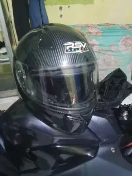 Bismillah jual Bu helm rsv full face ffzero carbon mulus wangi