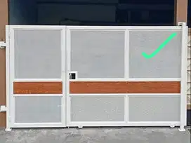 pagar rumah minimalis lipat dan geser