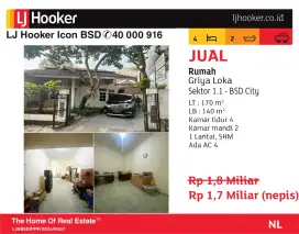 jual rumah griyaloka bsd city
