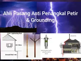 Perlengkapan Agen Pemasangan Penangkal Petir Dan Grounding Instalasi