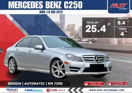 DP 25JT MERCEDES BENZ C250 AMG 2012 LOW KM.71RB & PAJAK PANJANG #F6ST