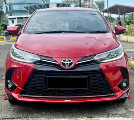 Toyota Yaris S TRD Sportivo 2021 Antik Low Km Murah Bekas Genap Merah