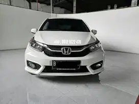 Km low 40rban Honda Brio Satya E AT ( Matic ) 2021 Putih Siap Pakai