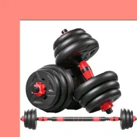 Dumble set 20kg 30kg  40kg bahan PVC alat fitnes BTK-466