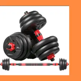 Dumble set 20kg 30kg  40kg bahan PVC alat fitnes BTK-466