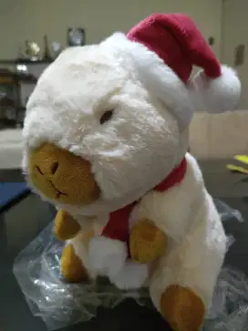 Boneka Capibara Christmas Head